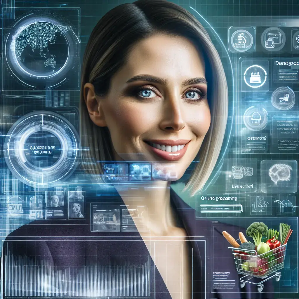 Image that represents the author Lila Peterson, a renowned blogger specializing in Consumers Continue to Buy Groceries Online